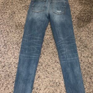 Regular, ripped patched jeans ,size 0